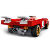 LEGO 76906 Speed Champions 1970 Ferrari 512 M Sports Red Race Car Toy, Collectible Model Building Set with Racing Driver Minifigure