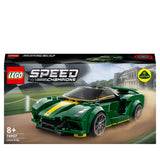 LEGO 76907 Speed Champions Lotus Evija Race Car Toy Model for Kids, Collectible Set with Racing Driver Minifigure