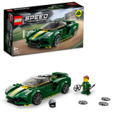 LEGO 76907 Speed Champions Lotus Evija Race Car Toy Model for Kids, Collectible Set with Racing Driver Minifigure