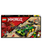LEGO 71763 NINJAGO Lloyd’s Race Car EVO Toy for Kids 6 Years Old with Quad Bike, Cobra & Python Snake Figures, Collectible Mission Banner Set