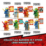 LEGO 71763 NINJAGO Lloyd’s Race Car EVO Toy for Kids 6 Years Old with Quad Bike, Cobra & Python Snake Figures, Collectible Mission Banner Set