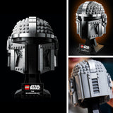 LEGO 75328 Star Wars The Mandalorian Helmet Buildable Model Kit, Display Collectible Decoration Set for Adults, Collection Gift Idea