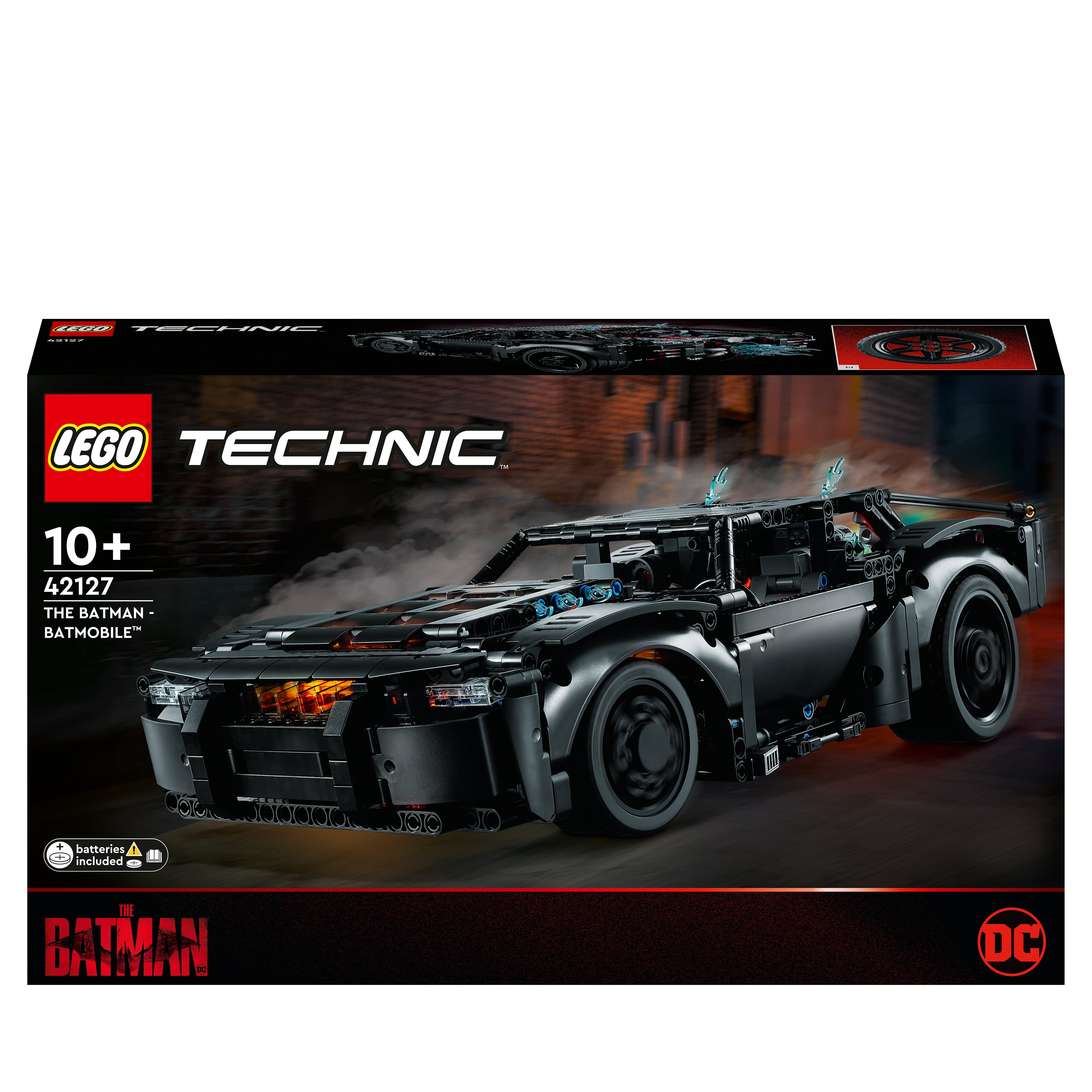 LEGO Technic The Batman – Batmobile 42127 Model Car Building Toy, 2022  Movie Set, Superhero Gifts for Kids and Teen Fans with Light Bricks