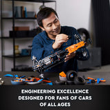 LEGO 42141 Technic McLaren Formula 1 2022 Race Car Replica Model Building Kit, F1 Motor Sport Set for Adults