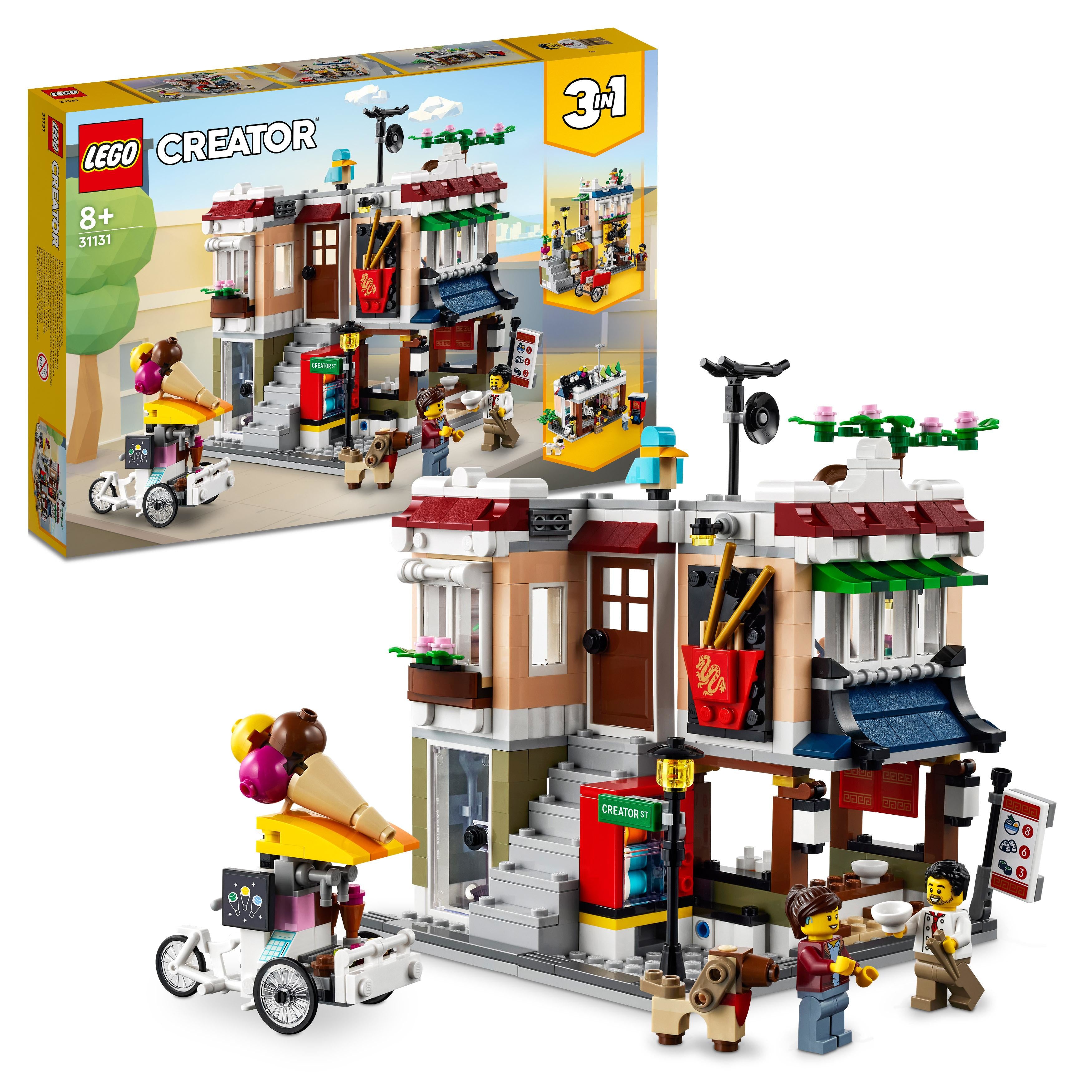 LEGO Creator 3in1 Downtown Noodle Building 31131 –