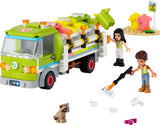 LEGO 41712 Friends Recycling Truck Toy with Garbage Sorting Bins plus Emma and River Mini Dolls, Educational Toys for Kids 6 Plus Years Old