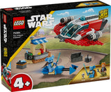 LEGO 75384 Star Wars The Crimson Firehawk, Young Jedi Adventures Starter Set, Buildable Toy Starship for 4 Plus Year Old Kids, Boys & Girls with Speeder Bike Vehicle and 3 Characters, Gift Idea