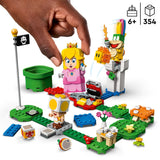 LEGO 71403 Super Mario Adventures with Peach Starter Course, Buildable Game, Toy with Interactive Figure, Yellow Toad & Lemmy, Gift Idea for Kids 6 Plus