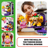 LEGO 71408 Super Mario Peach’s Castle Expansion Set, Buildable Game Toy for Kids with Time Block plus Figures, to Combine with Starter Course