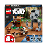 LEGO 75332 Star Wars AT-ST, Construction Toy for Preschool Kids Aged 4 Plus with Wicket the Ewok & Scout Trooper Minifigures, Incl. Starter Brick, 2022 Set