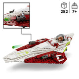 LEGO 75333 Star Wars Obi-Wan Kenobi’s Jedi Starfighter, Buildable Toy with Taun We Minifigure, Droid Figure and Lightsaber, Attack of the Clones Set