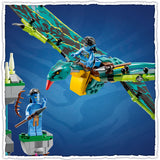 LEGO 75572 Avatar Jake & Neytiri First Banshee Flight, Pandora Movie Set with Toy Dragon-Like Figures, Minifigures and Glow in the Dark Elements
