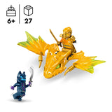 LEGO NINJAGO Arin’s Rising Dragon Strike Toy, Yellow Ninja Figure Set for 6 Plus Year Old Boys, Girls & Kids, with Arin Minifigure and Katana Sword Accessory, Role-Play Building Toys, Gift Idea 71803