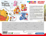 CLEMENTONI - My First Puzzles - 4 Shaped Puzzles - Winnie the Pooh - Super Color
