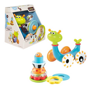 Yookidoo Musical Crawl 'N' Go Snail Toy with Stacker Age: 6M-24M
