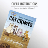 ThinkFun - Cat Crimes Who’s to Blame Logic Game - Age: +8 - Italian & Spanish Edition