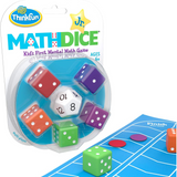 ThinkFun - Math Dice Jr. A Dice Game that Makes Math Fun! - Age: +6