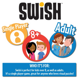 ThinkFun - Swish First Transparent Card Game - Age: +8