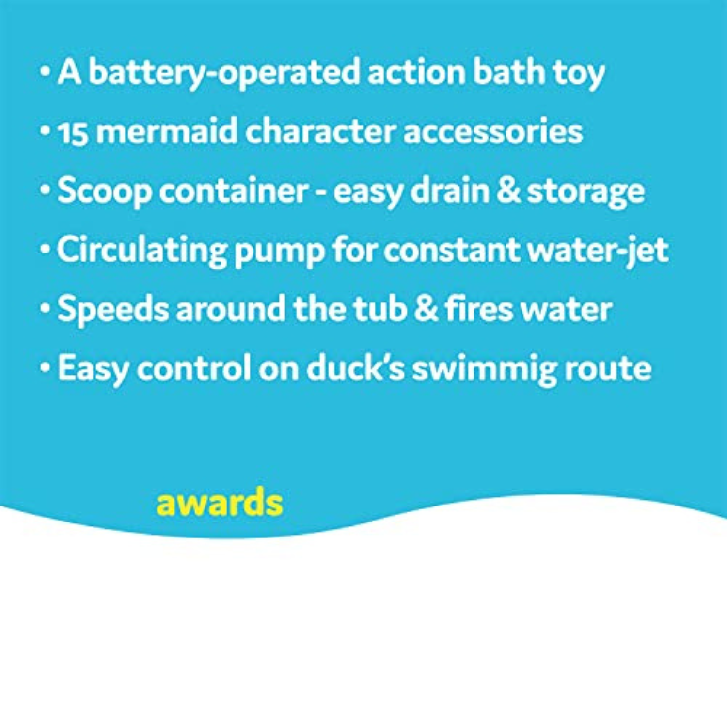 Yookidoo - Jet Duck Create a Mermaid - Bath Toy - Age: 2-6