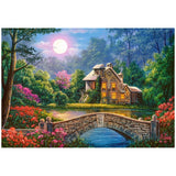 Castorland - 1000 Piece Puzzle - Cottage in the Garden of the Moon