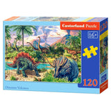 Castorland - 120 Piece Puzzle - Dinosaur Volcanoes