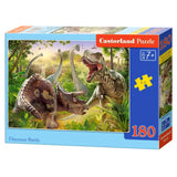 Castorland - 180 Piece Puzzle - Battle of the Dinosaurs
