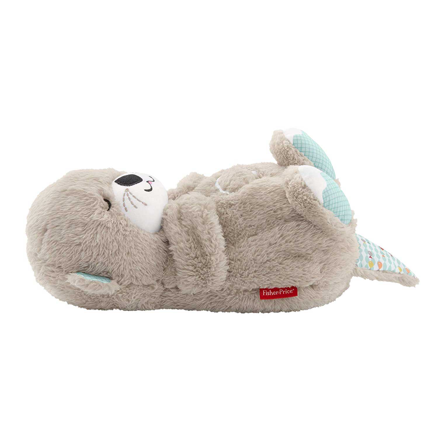Fisher-Price Soothe 'n Snuggle Otter, Portable Plush Soother with Music, Sounds, Lights and Breathing Motion - Mod: FXC66