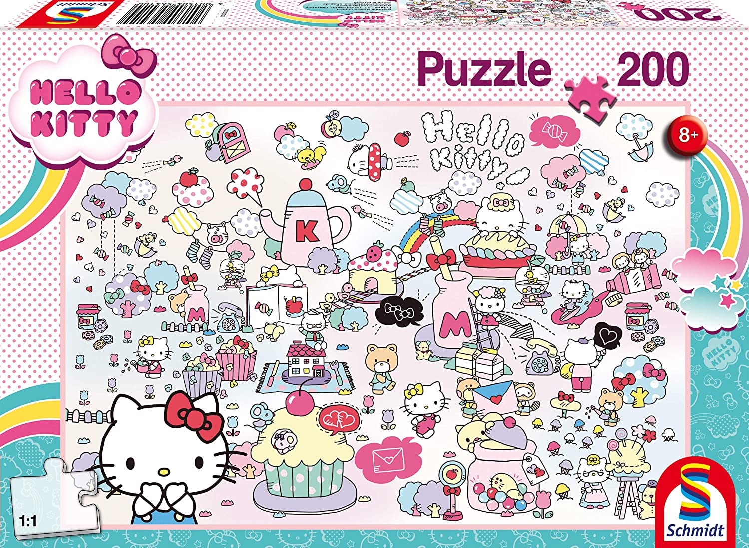 Schmidt Spiele CGS_56410 Hello Kitty Puzzle, Multicolor