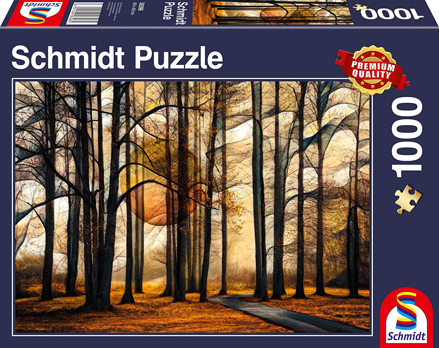 Schmidt Spiele 58396 Magical Forest 1000 Piece Jigsaw Puzzle, Colourful
