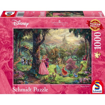 Schmidt Spiele CGS_59474 Thomas Kinkade Disney Puzzle, Multicolor