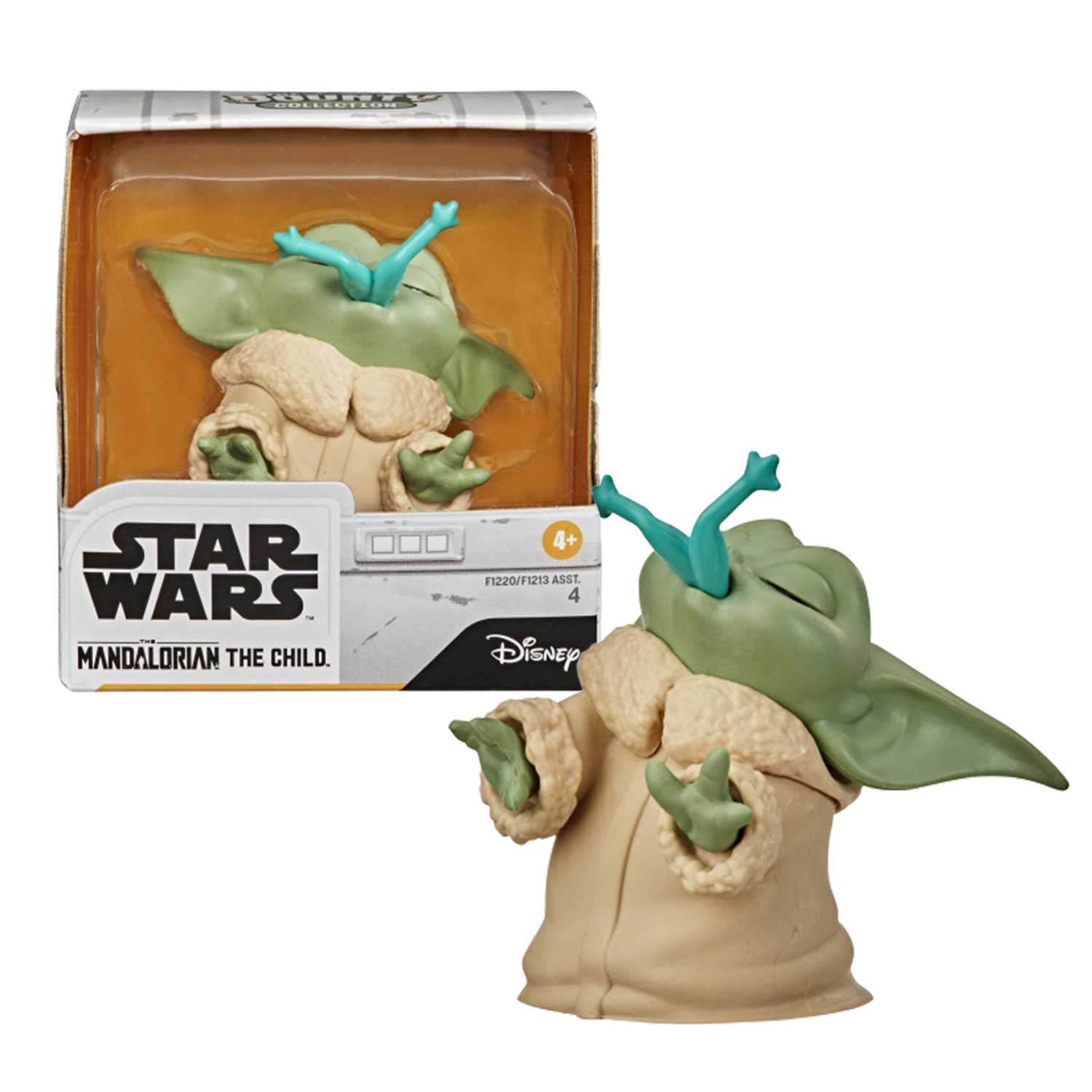 Star Wars The Bounty Collection The Child Collectible Toy 2.2-Inch The Mandalorian “Baby Yoda” Froggy Snack Pose Figure - Mod: HSBF12205L0