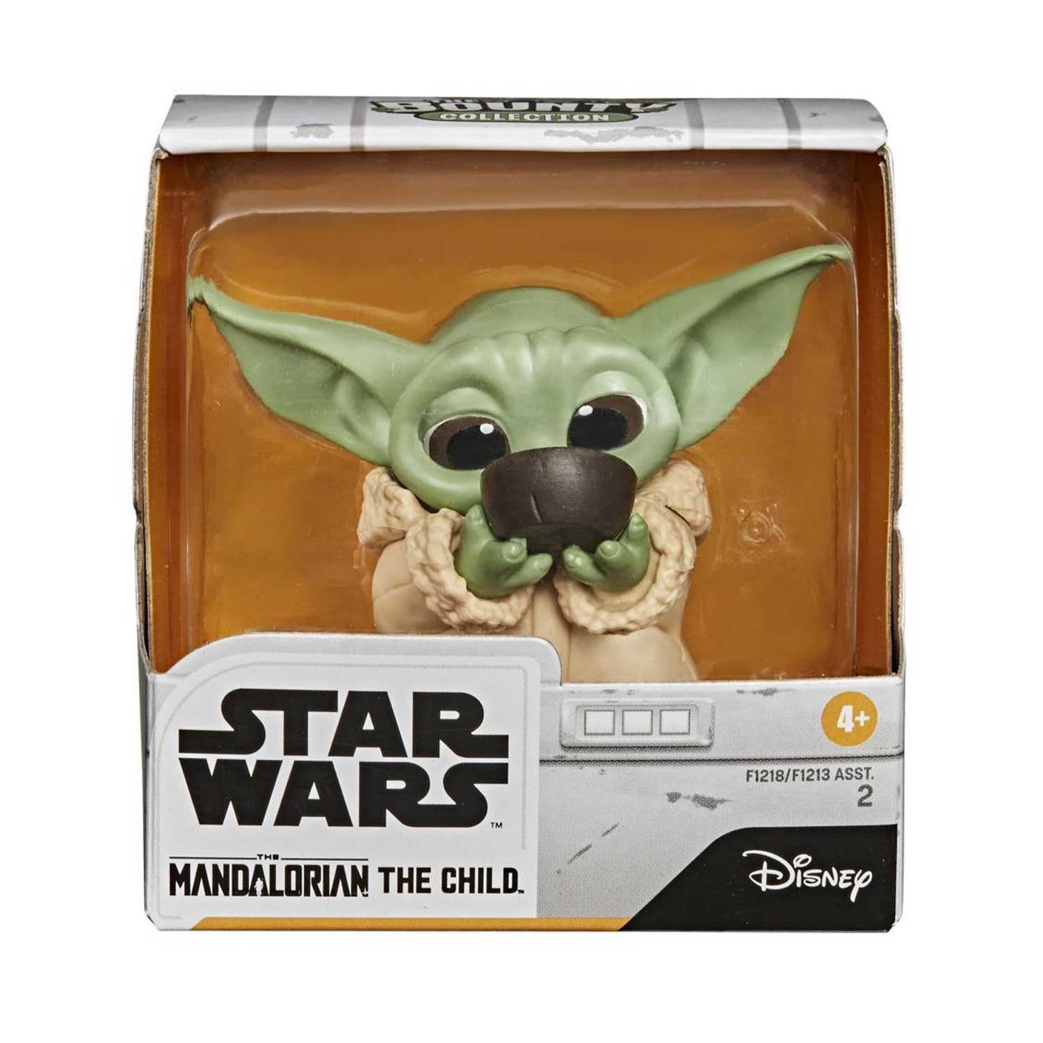 Star Wars The Bounty Collection The Child Collectible Toy 2.2-Inch The Mandalorian “Baby Yoda” Sipping Soup Pose Figure - Mod: HSBF12185L0