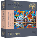 Trefl - 1000 pieces Woodcraft Puzzles - Colored balloons