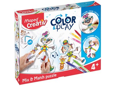 MAPED - Color and play - Mix & match puzzle