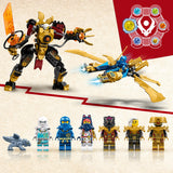 LEGO 71796 NINJAGO Elemental Dragon vs. The Empress Mech, Large Building Toy Set with Dragon Toy, Action Figure, Ninja Flyer and 6 Minifigures, Dragons Rising Series Gift for Kids, Boys, Girls