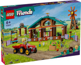 LEGO Friends Farm Animal Sanctuary, Playset with Tractor Toy for 6 Plus Year Old Girls, Boys & Kids, Role-Play Set Includes 3 Character Figures, 5 Animals and Food Accessories 42617