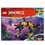 LEGO 71790 NINJAGO Imperium Dragon Hunter Hound Set, Monster Figure Building Toy for 6+ Years Old Kids, Boys, Girls, Posable Mythical Creature, Ninja Gift with 3 Minifigures