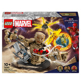 LEGO Marvel Spider-Man vs. Sandman: Final Battle, No Way Home Set, Super Hero Building Toy for Kids, Boys & Girls with Action Figure, plus Lizard and Electro Minifigures, Gift Idea 76280