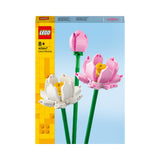 LEGO Creator Lotus Flowers Set, Bouquet Building Kit for Girls, Boys and Flower Fans, Build 3 Artificial Flowers to Display at Home as Bedroom or Desk Decoration, Valentines Day Gift Idea 40647