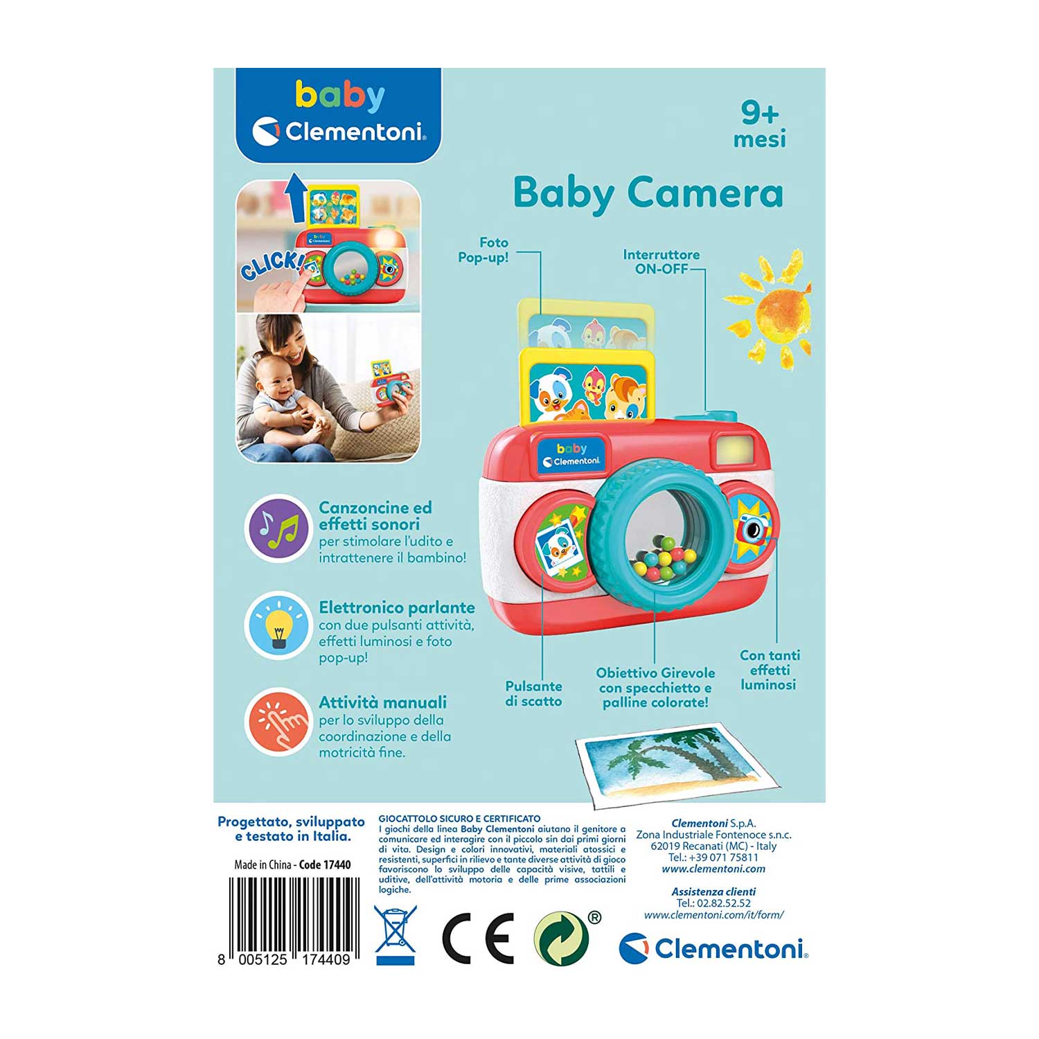 CLEMENTONI - Baby Camera - Mod: CLM17440