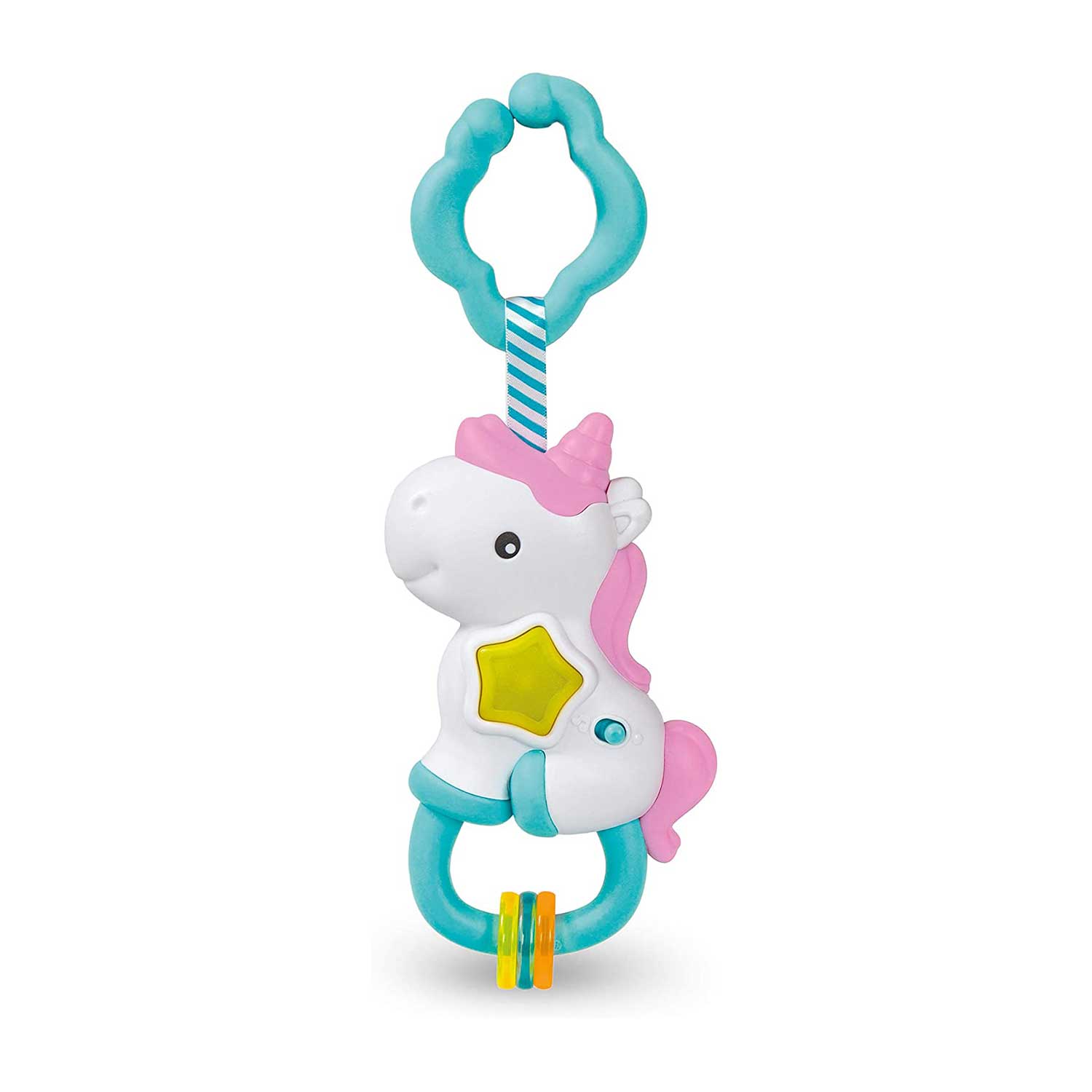 CLEMENTONI - Baby Interactive Magical Unicorn Rattle - Mod: CLM17333