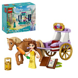 LEGO ǀ Disney Princess Belle’s Storytime Horse Carriage, Building Toy for 5 Plus Year Old Girls and Boys with Belle Mini-Doll & Phillipe Figure, Disney’s Beauty and the Beast Film Gift for Kids 43233