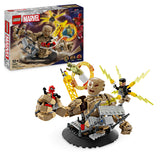 LEGO Marvel Spider-Man vs. Sandman: Final Battle, No Way Home Set, Super Hero Building Toy for Kids, Boys & Girls with Action Figure, plus Lizard and Electro Minifigures, Gift Idea 76280