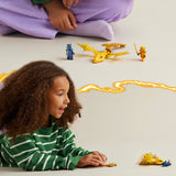 LEGO NINJAGO Arin’s Rising Dragon Strike Toy, Yellow Ninja Figure Set for 6 Plus Year Old Boys, Girls & Kids, with Arin Minifigure and Katana Sword Accessory, Role-Play Building Toys, Gift Idea 71803