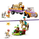 LEGO Friends Horse and Pony Trailer Set, Animal Building Toys for 4 Plus Year Old Girls, Boys & Kids, with Car, Liann and Zoya Character Figures and 2 Horses, Gift Idea for Pretend Play 42634