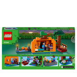LEGO 21248 Minecraft The Pumpkin Farm Set, Buildable House Toy with a Frog, Boat, Treasure Chest plus Steve and Witch Figures, Swamp Biome Action Toys, Gift for Kids, Boys, Girls