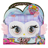 Purse Pets, Print Perfect Hoot Couture Owl, Interactive Pet Toy and Handbag with over 30 Sounds and Reactions, Kids Toys for Girls Ages 5 and up