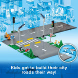 LEGO City Road Plates Building Kit; Cool Building Toy for Kids (112 Pieces) - Mod: 60304