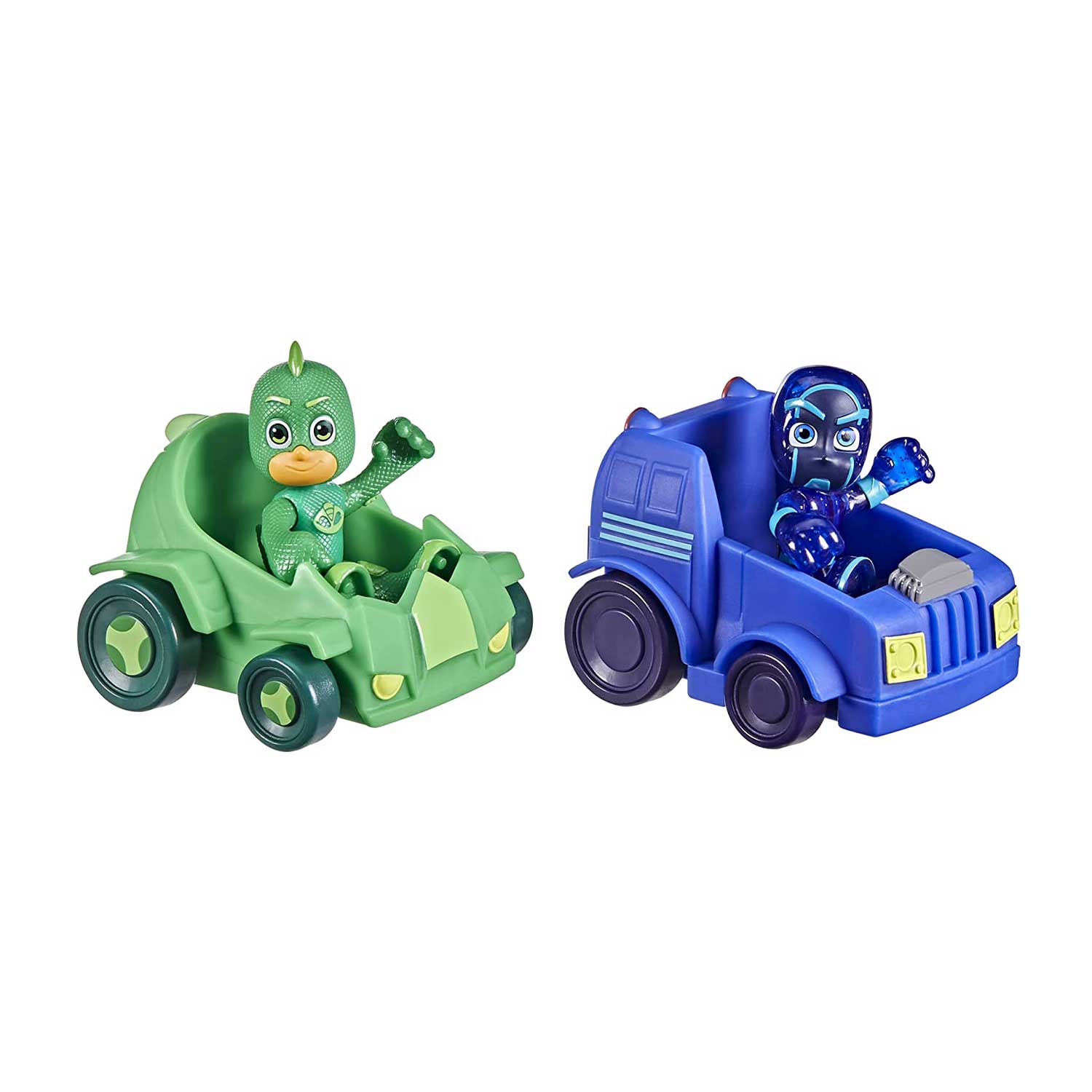 PJ Masks Gekko vs Night Ninja Battle Racers Preschool Toy, Vehicle and Action Figure Set for Kids Ages 3 and Up - Mod: HSBF28415L0