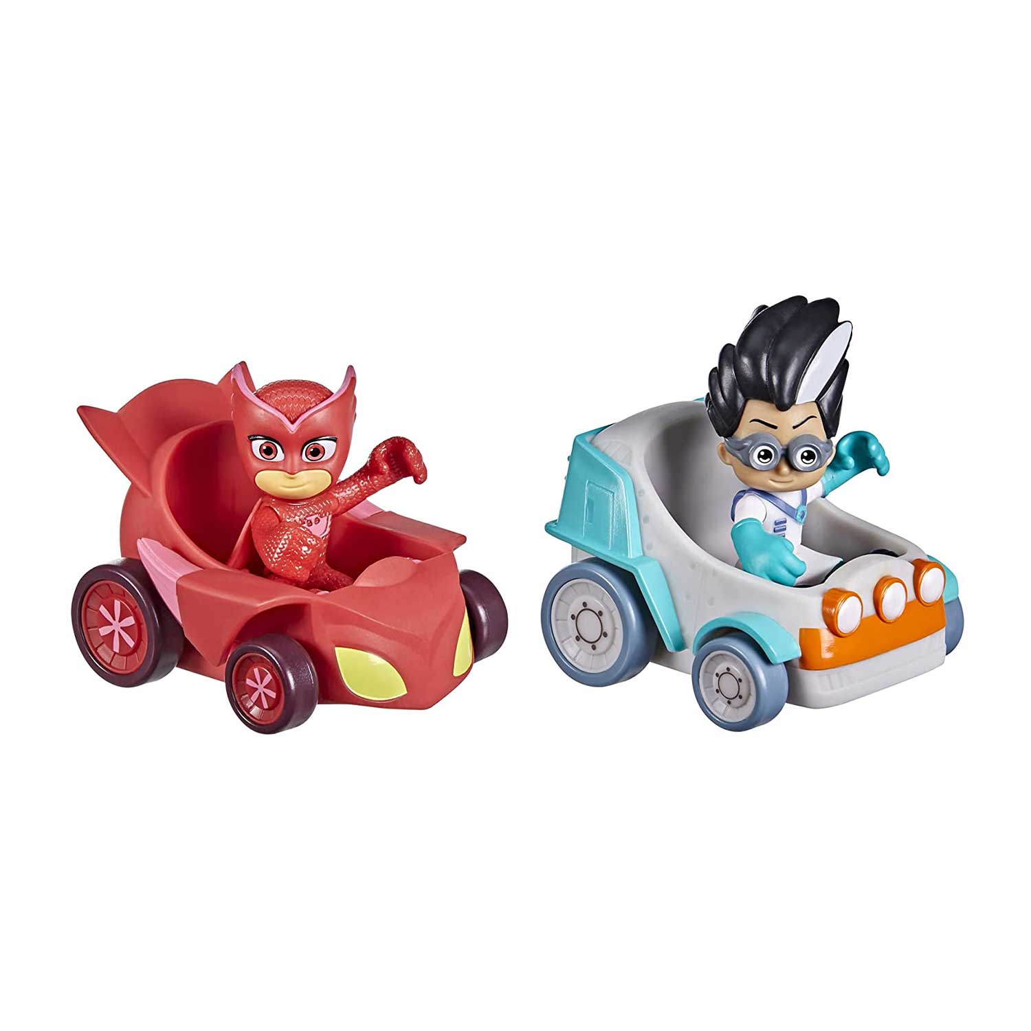 PJ Masks Owlette vs Romeo Battle Racers Preschool Toy, Vehicle and Action Figure Set for Kids Ages 3 and Up - Mod: HSBF28425L0